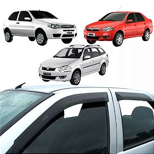 CALHA ACRILICA FIAT PALIO / SIENA / WEEKEND 4 PORTAS 1996 A 2016