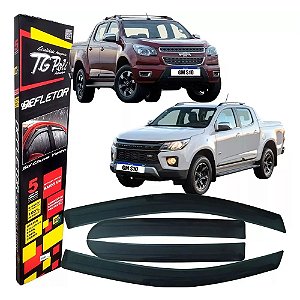 CALHA ACRILICA CHEVROLET S10 CABINE DUPLA DE 2012 A 2025