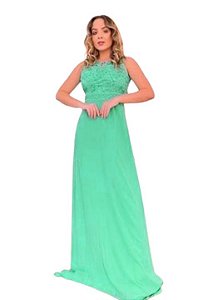 Vestido verde sale tiffany longo comprar