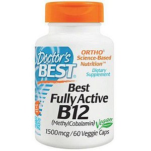 Vitamina B12 - Doctor's Best - 1500mcg - 60 Cápsulas