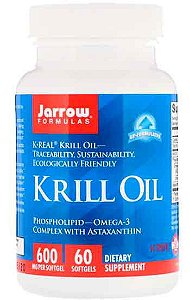 Óleo de Krill, Jarrow Formulas, 60 Cápsulas Gelatinosas