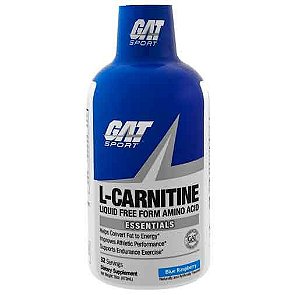 GAT, L-Carnitina, Aminoácido na Forma Sem Líquidos, Framboesas Azuis