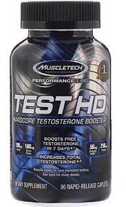 Test HD, Muscletech, Performance Series, Testosterone Booster, 90 Cápsulas
