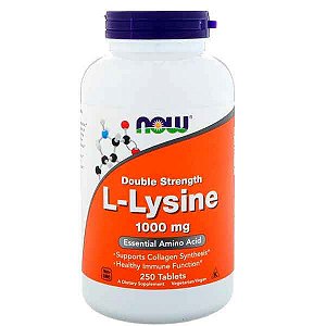 L-Lysine, Now Foods, 1,000 mg, 250 comprimidos