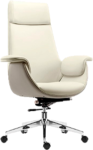 Cadeira Star Executiva de Escritório com Encosto Alto e Regulagem de Altura