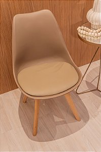 Kit 4 Cadeiras Eiffel Wood Base em Madeira