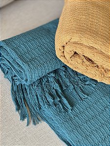 Manta Liz Mostarda 130x180