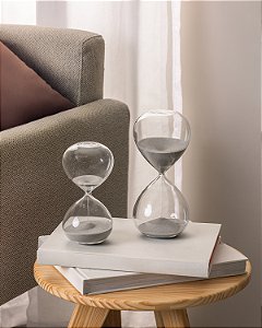 Ampulheta de Vidro Borossilicato 10,5cm x 10,5cm x 22,5cm - Wolff