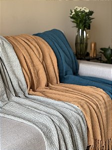 Manta Liz Cinza 130x180