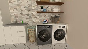 BANCADA DUPLA PARA MAQUINA DE LAVAR