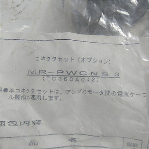 Mitsubishi Mr-pwcns3 Conector De Potência P/ Servos Série Hc