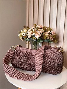 Bolsa em croche fio Náutico/Policromia