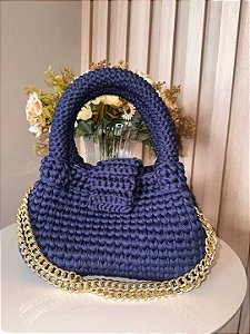 Bolsa em fio de malha