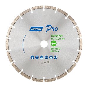 Disco de Corte Norton Pro Segmentado 230x22,2mm