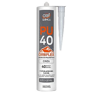 Adesivo Selante PU40 Orbiflex Cinza 380g