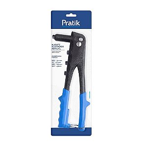 Alicate Rebitador Manual Pratik 9,5 Polegadas 4 Bicos