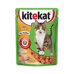 Ração Kitekat Frango Adulto 70g para Gatos
