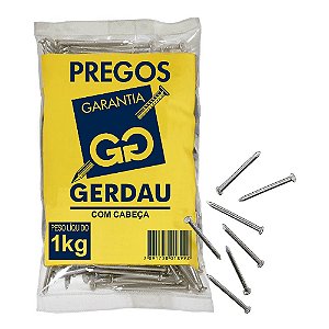 Prego Gerdau Cabeça 19x42mm 1kg