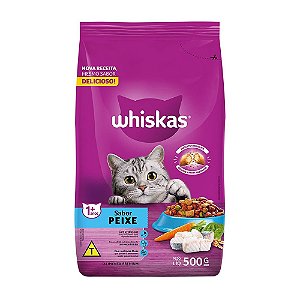 Ração Whiskas Peixe Premium 500g para Gatos