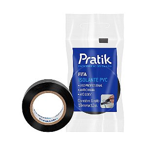 Fita Isolante Pratik 19mx10mm Preta