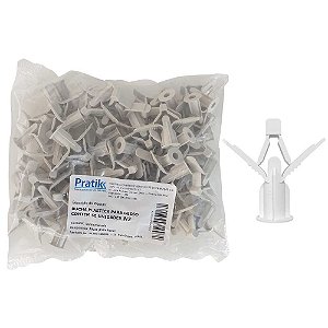 Bucha Plástica Pratik N2 50 Unidades para Gesso