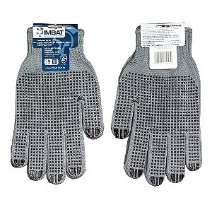 Luva Imbat Tricotada Helanca Cinza 6 Fios