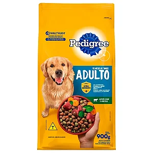 Ração Pedigree Premium Carne/Vegetais 900g