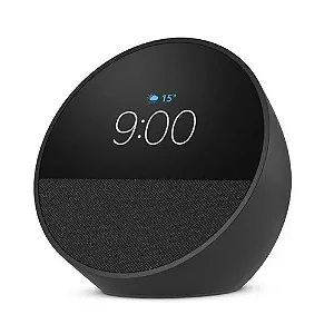 Echo Spot 2024 com Alexa - Smart Speaker com Tela de 2,83” Preto