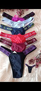 Calcinha fio duplo Calvin klein