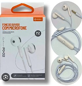 Fone de ouvido com microfone