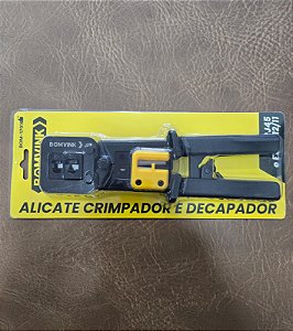 Alicate crimpador e decapador