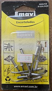 rebite alumínio polido brilhante