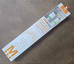 cabo Type-c x USB - 3 metros