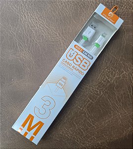 cabo IOS x USB - 3 metros