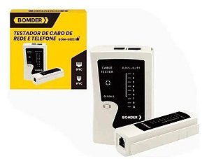 testador de cabo de rede e telefone