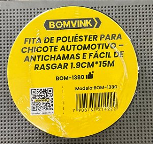 fita de poliéster para chicote automotivo - antichamas
