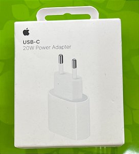 fonte alimentação USB-C 20W para Apple