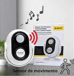 sensor de presença infravermelho 3 em 1 multi-função