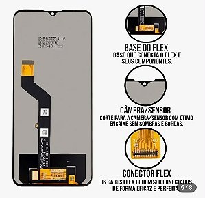 tela frontal display para moto E7 plus /G9 play