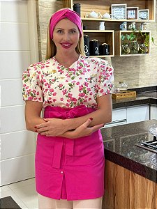 Dólmã Dalva + Avental Laura + Turbante