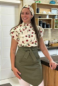 Dólmã Antonia + Avental Leonilda + Turbante