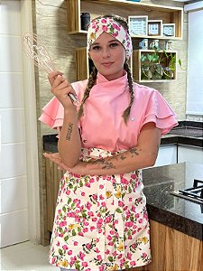 Dólma Elfrida + Avental Irene + Turbante