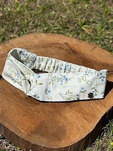 Turbante Floral Azul