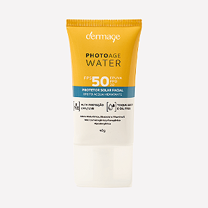 Protetor Solar Facial Photoage Water FPS 50 40g – Dermage