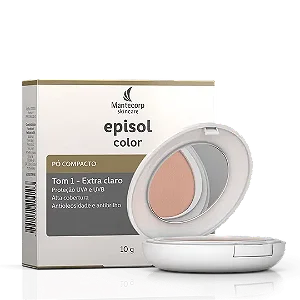 Protetor Solar em Pó Compacto Episol Color FPS 50 Tom 1 – Extra Claro 10g