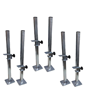 Kit 6 Suportes Nivelador De Régua 50cm Assentamento Azulejo