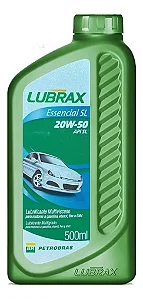 Óleo de motor Lubrax Petrobras Essencial mineral 20W-50 para carro/caminhonete de 1 unidade x 500mL