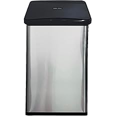 Lixeira de Cozinha Automática Com Sensor Aço Inox Premium 50 Litros