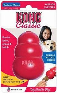 KONG Classic Vermelho – Tamanho Médio