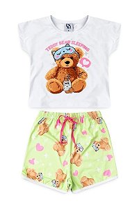 Pijama Infantil Feminino Noite De Sono